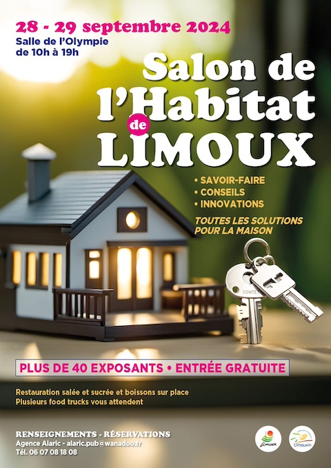 Façades Minervoises sera présent au salon de l’habitat de Limoux le 28 & 29 septembre 2024